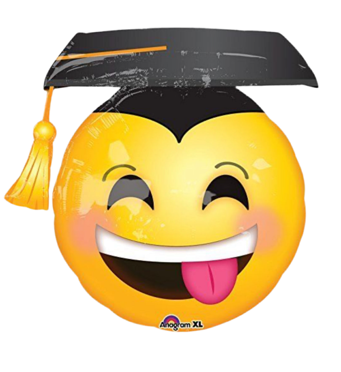 Anagram 26" Awesome Grad Face (FLAT)